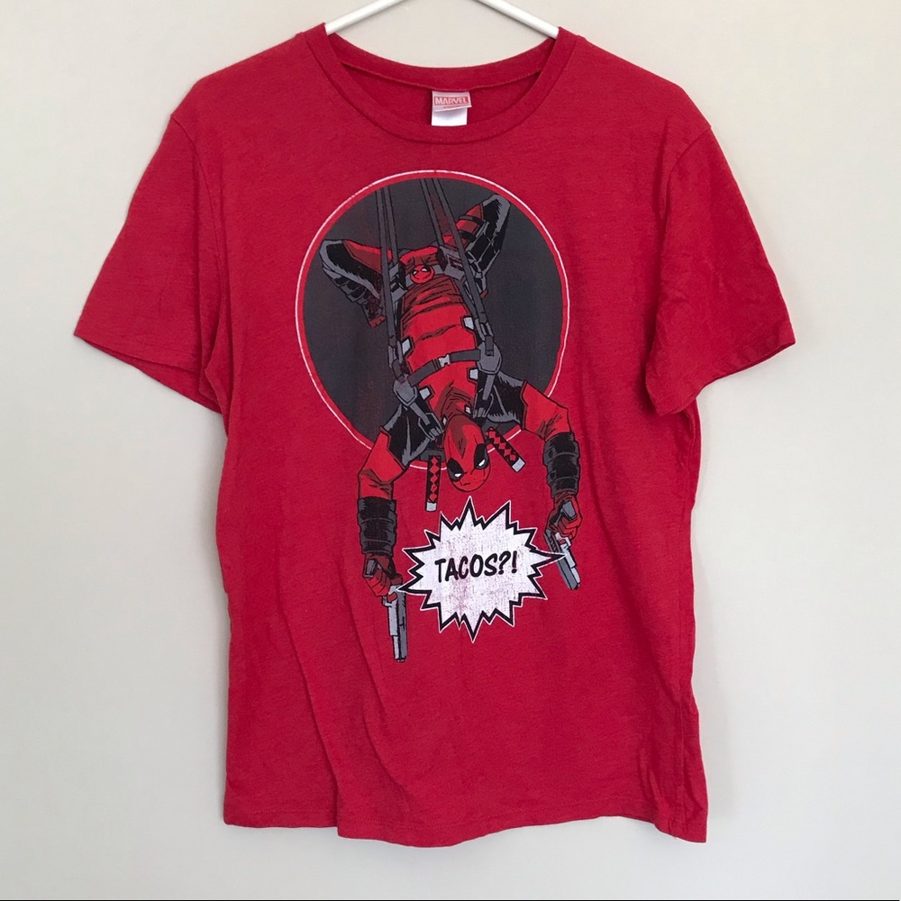 Loot Crate Marvel Deadpool Medium TACOS T-Shirt